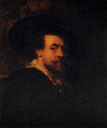 Peter Paul Rubens Self Portrait with a Hat Spain oil painting artist